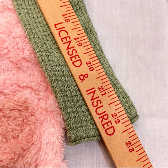 Saks Fifth Avenue Silk / Cashmere Blend Sweater Women’s Rib Knit Green Sz S EUC - Picture 9 of 11